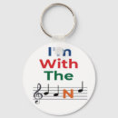 Search for bands of colour key rings Musician