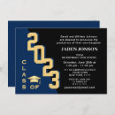 Search for 2021 graduation invitations Blue