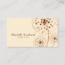 Search for dandelion business cards Rustic