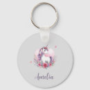 Search for unicorn key rings Pink purple
