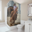 Search for equestrian shower curtains Western