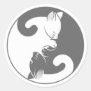 Search for yin yang cats stickers Cute
