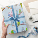 Search for parakeet wrapping paper Budgies