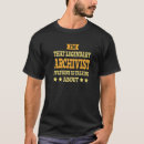 Search for archivist tshirts Job