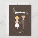 Search for blonde bride invitations Illustration
