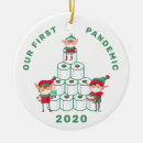 Search for social distancing christmas tree decorations Toilet paper