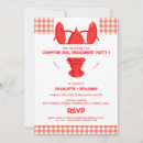 Search for lobster engagement party invitations Rustic