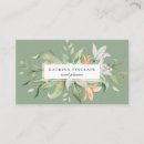Search for lily business cards Watercolor