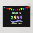 Search for 1959 postcards Birthday