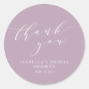 Search for lavender shower thank you stickers Simple