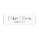 Search for wedding black and white return address labels Chic
