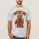 Search for dumpster fire tshirts Racoon