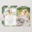 Search for palm leaves birthday invitations Watercolor