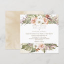 Search for palm leaf wedding invitations Boho bohemian