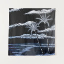 Search for black white coral art Tropical