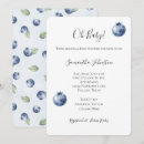Search for blueberry baby shower invitations Fruit