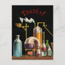 Search for mad scientist postcards Science