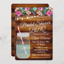 Search for mason jar bridal shower invitations String lights