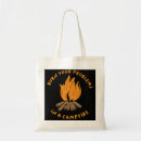 Search for funny camping tote bags Vintage