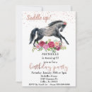 Search for horses party invitations Horse lover