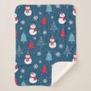 Search for christmas snowmen blankets Blue