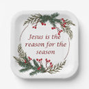 Search for christian christmas paper plates Scripture