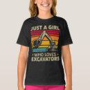 Search for excavator tshirts Construction vehicle