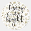 Search for retro snowflakes stickers Typography