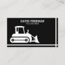 Search for bulldozer business cards Construction