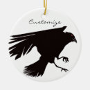 Search for crow christmas tree decorations Black
