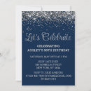 Search for navy blue silver birthday For her