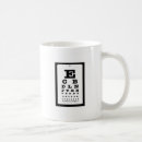 Search for eye chart mugs Humour