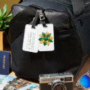 Search for funky luggage tags Hippie