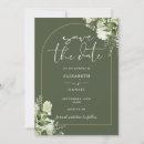 Search for olive green and gold wedding save the dates Modern