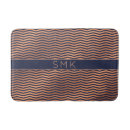 Search for navy blue gold bath mats Monogrammed