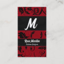 Search for swirly business cards Feminine