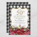 Search for buffalo plaid birthday invitations Red