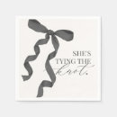 Search for tying the knot napkins Elegant bridal shower