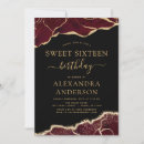Search for geode birthday invitations Black