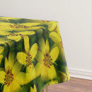 Search for the sunflower tablecloths Yellow