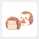 Search for cute hedgehogs stickers Autumn