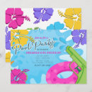 Search for kids luau invitations Colourful