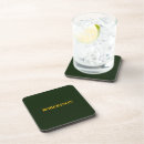 Search for dark green coasters Minimalist