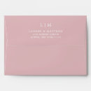 Search for pink wedding envelopes Simple