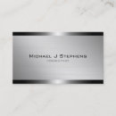 Search for aluminum business cards Modern