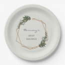 Search for gender neutral baby shower plates Modern