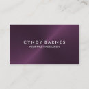 Search for plum business cards Sophisticated