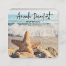 Search for starfish business cards Ocean