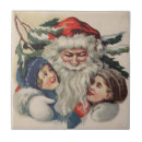 Search for vintage christmas santa tiles Victorian