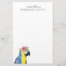 Search for parrot stationery paper Animal